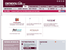 Tablet Screenshot of continentalclub.co.uk